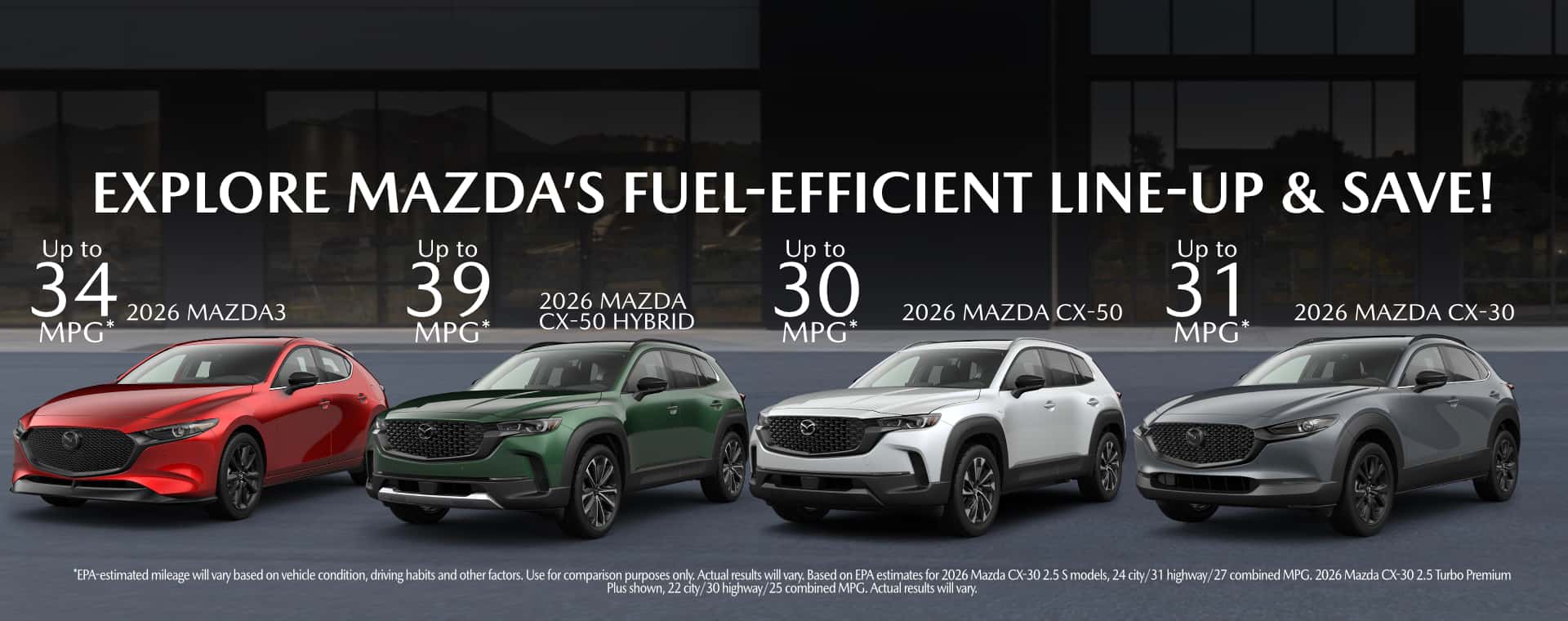 New Mazda Crossovers & SUVs for Sale in Loveland | 2Mazda