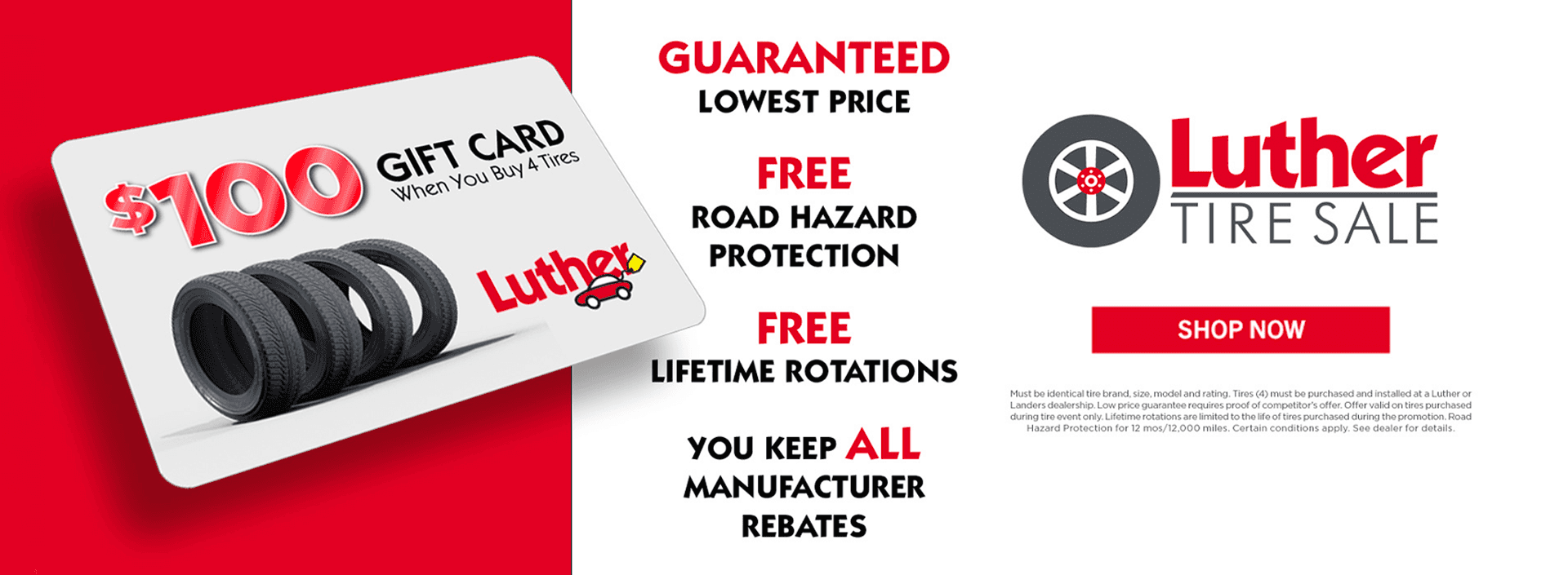 Luther Tire Sale