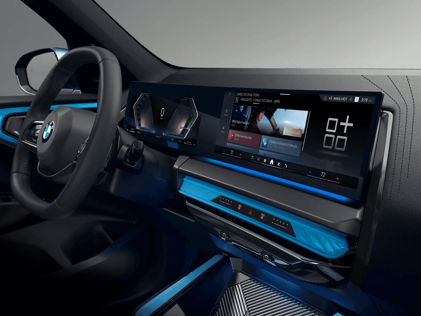 2026 BMW X3 interior with BMW Curved Display and digital cockpit in Lafayette Indiana