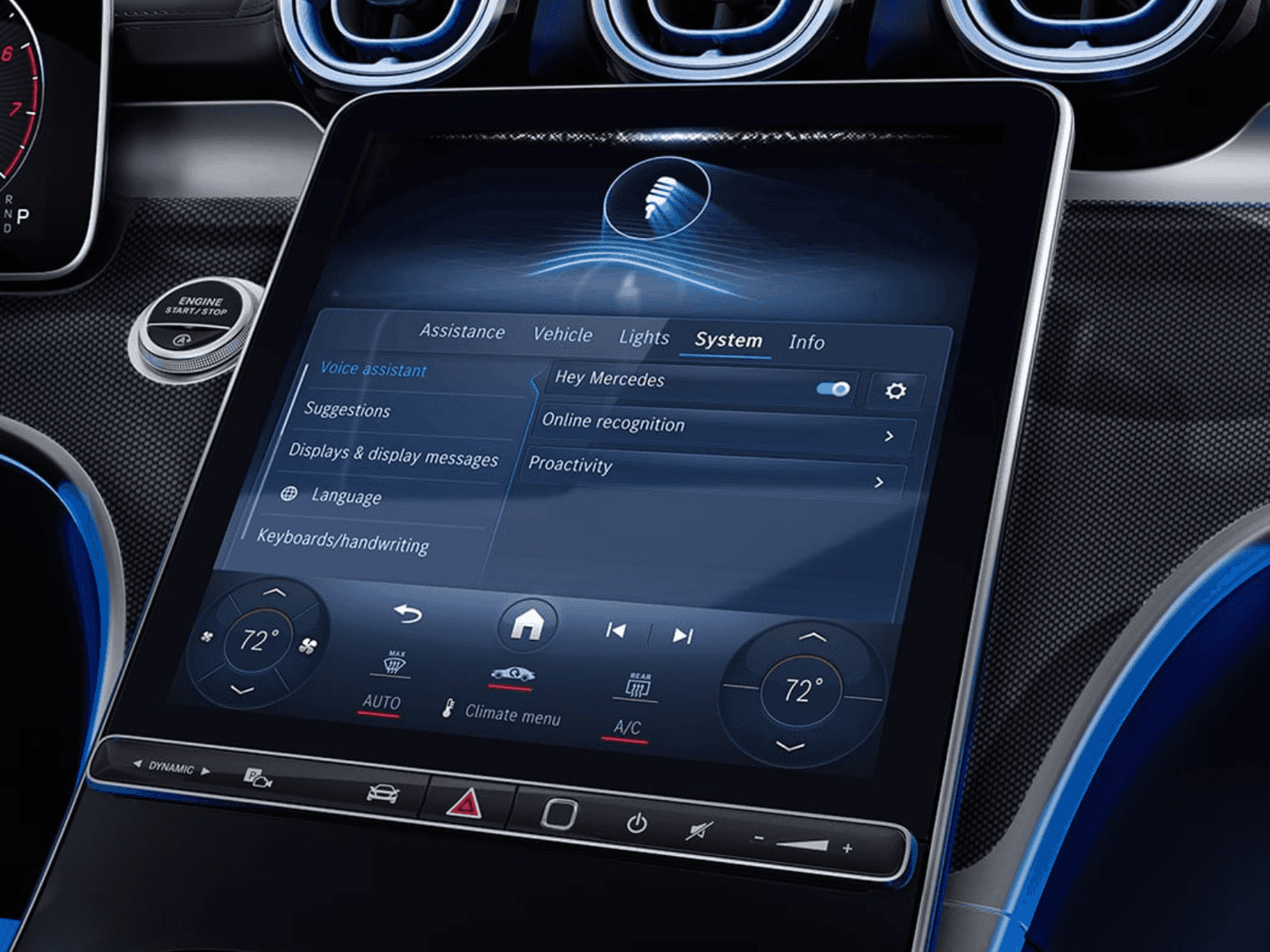 Mercedes CLE digital cockpit interior