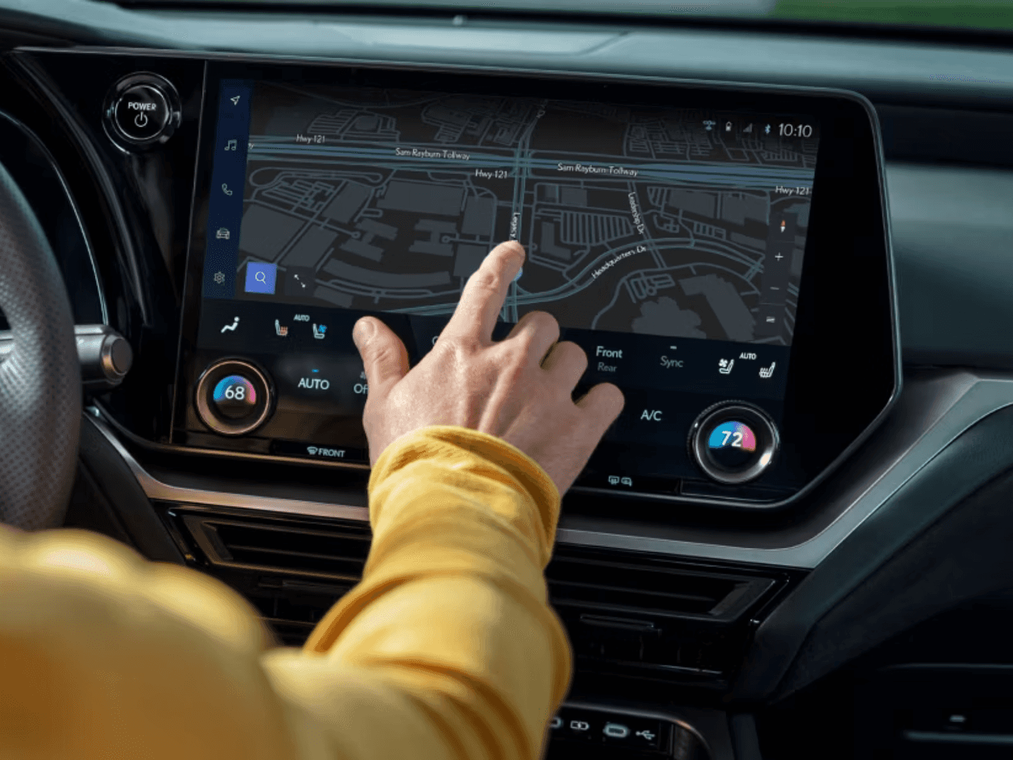 Lexus TX interior dashboard display
