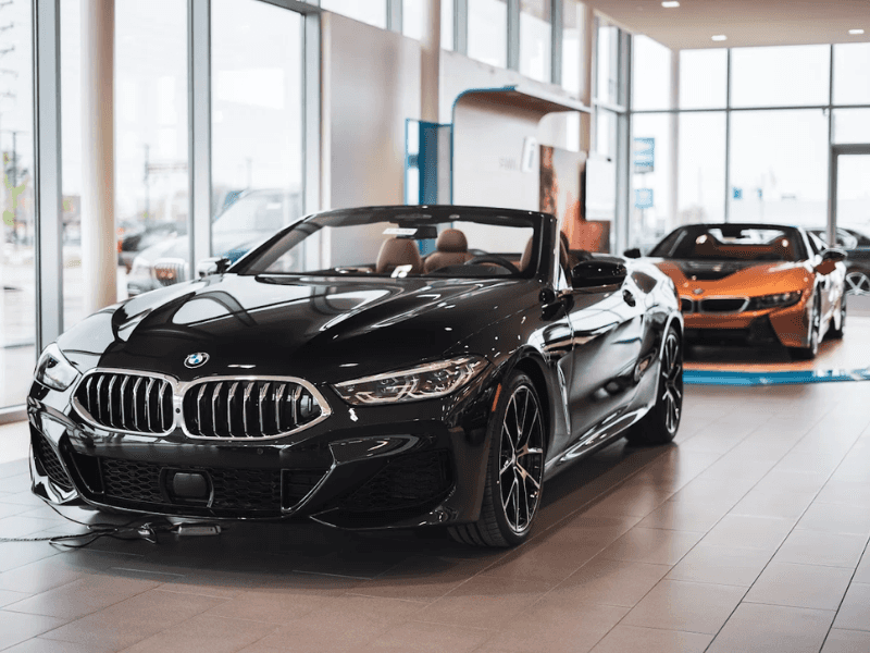 BMW showroom at BMW of Lafayette