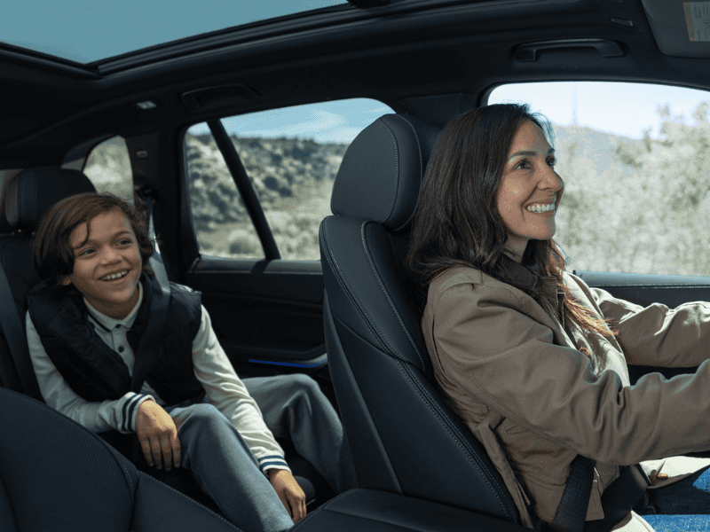 Family enjoying the BMW X5