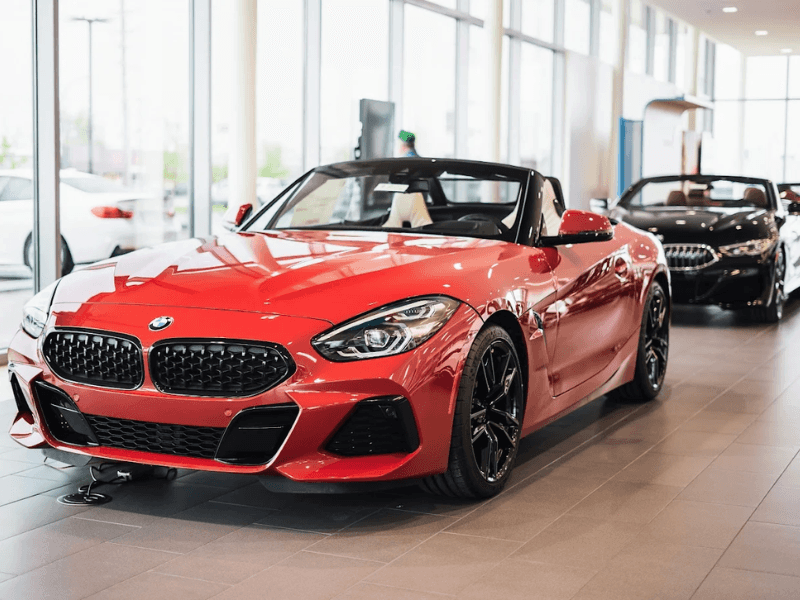 BMW showroom floor