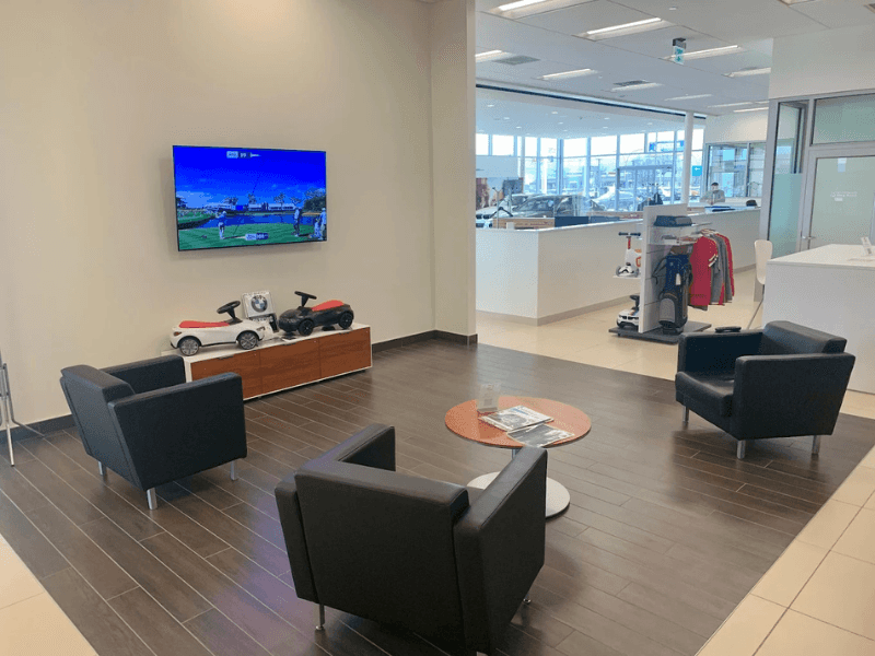 BMW of Lafayette waiting area