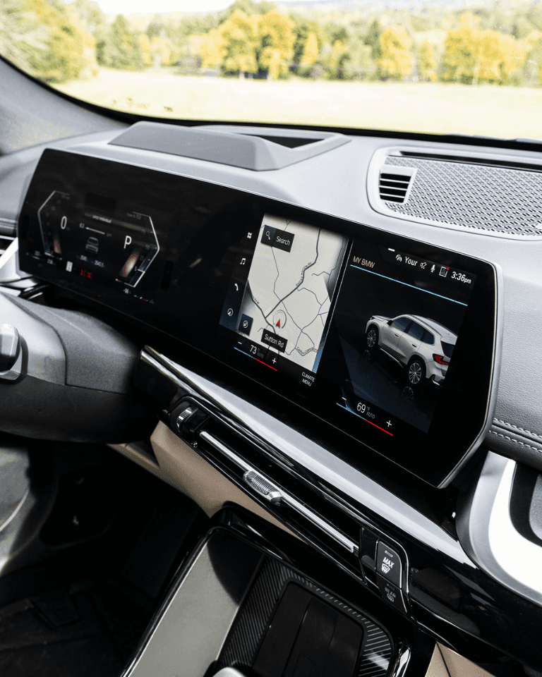 BMW X1 infotainment system