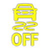 BMW Dynamic Stability Control deactivated or Dynamic Traction Control active indicator