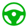 BMW green Steering Assistant indicator