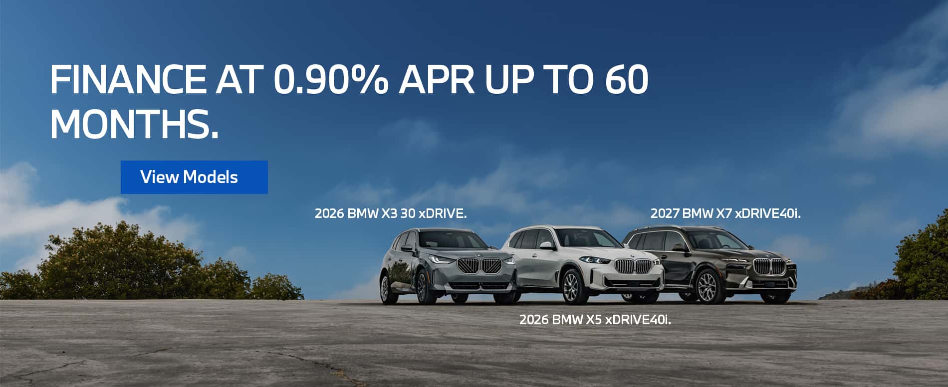 BMW X3, X5, & X7 Finance Offers