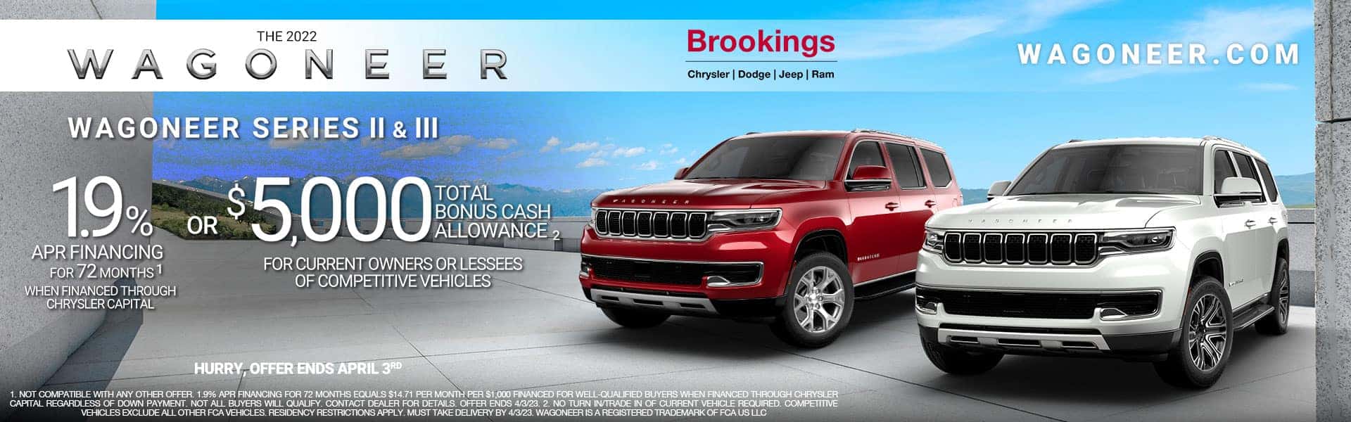 Jeep Wagoneer APR & Cash Offers in Coastal Oregon