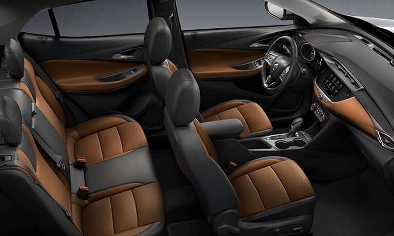 2021 Buick Encore GX interior seats and stitching
