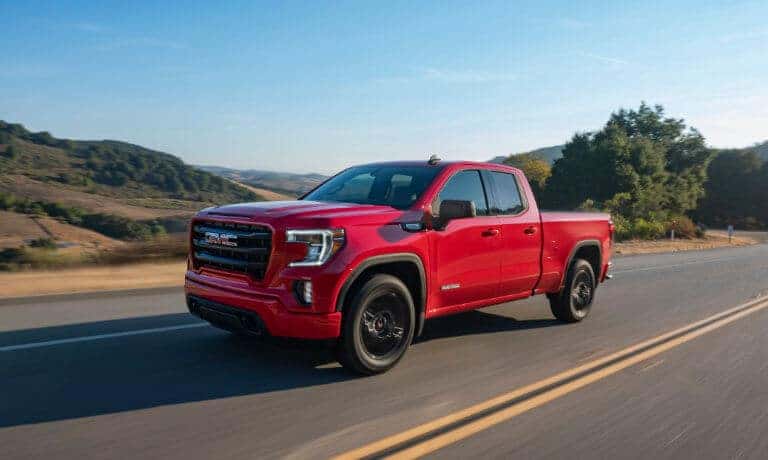 2021 GMC Sierra 1500 exterior in red