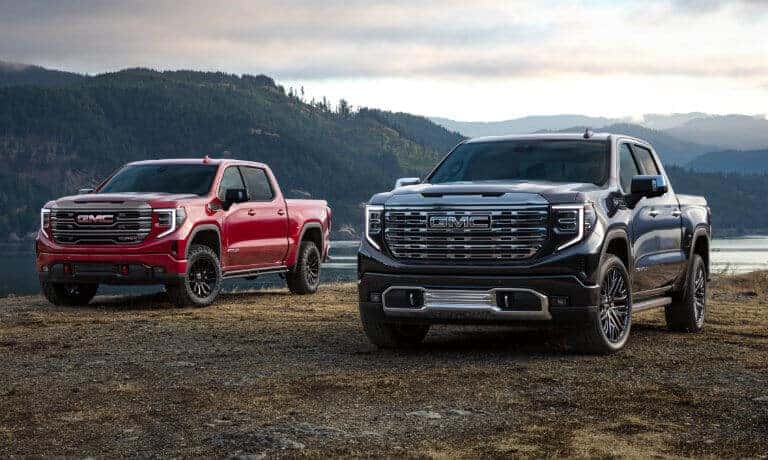 2022 GMC Sierra 1500 Limited exterior lineup with different colors