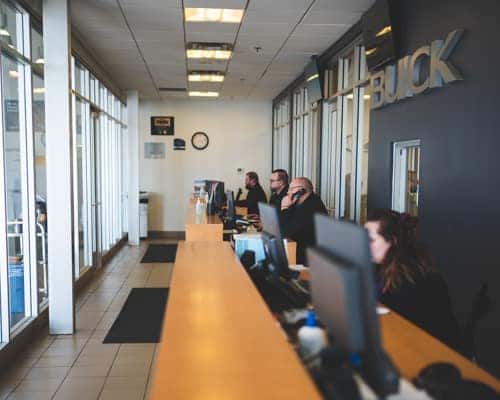 Buick GMC of Rochester service counter