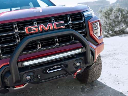 2023 GMC Canyon AT4x Edition 1 close view of the grille