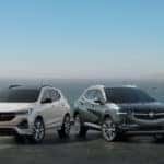 Pack shot of the 2022 Buick Encore, Encore GX, Envision and Enclave