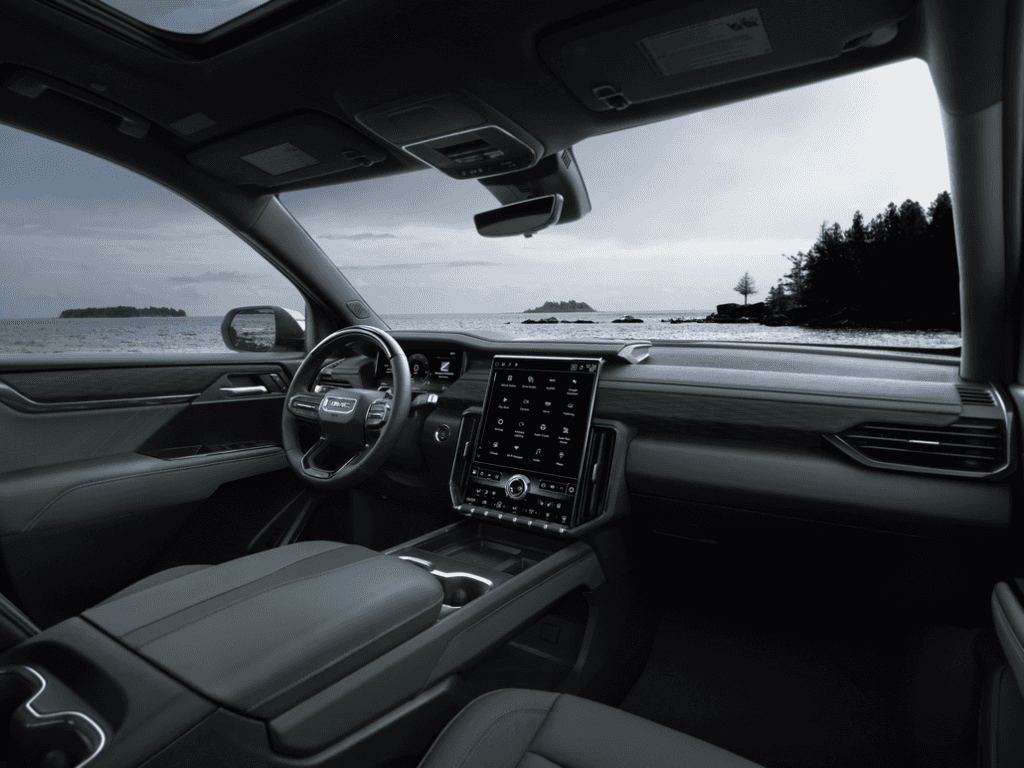 GMC Acadia Front Interior Dashboard Passenger Side Perspective