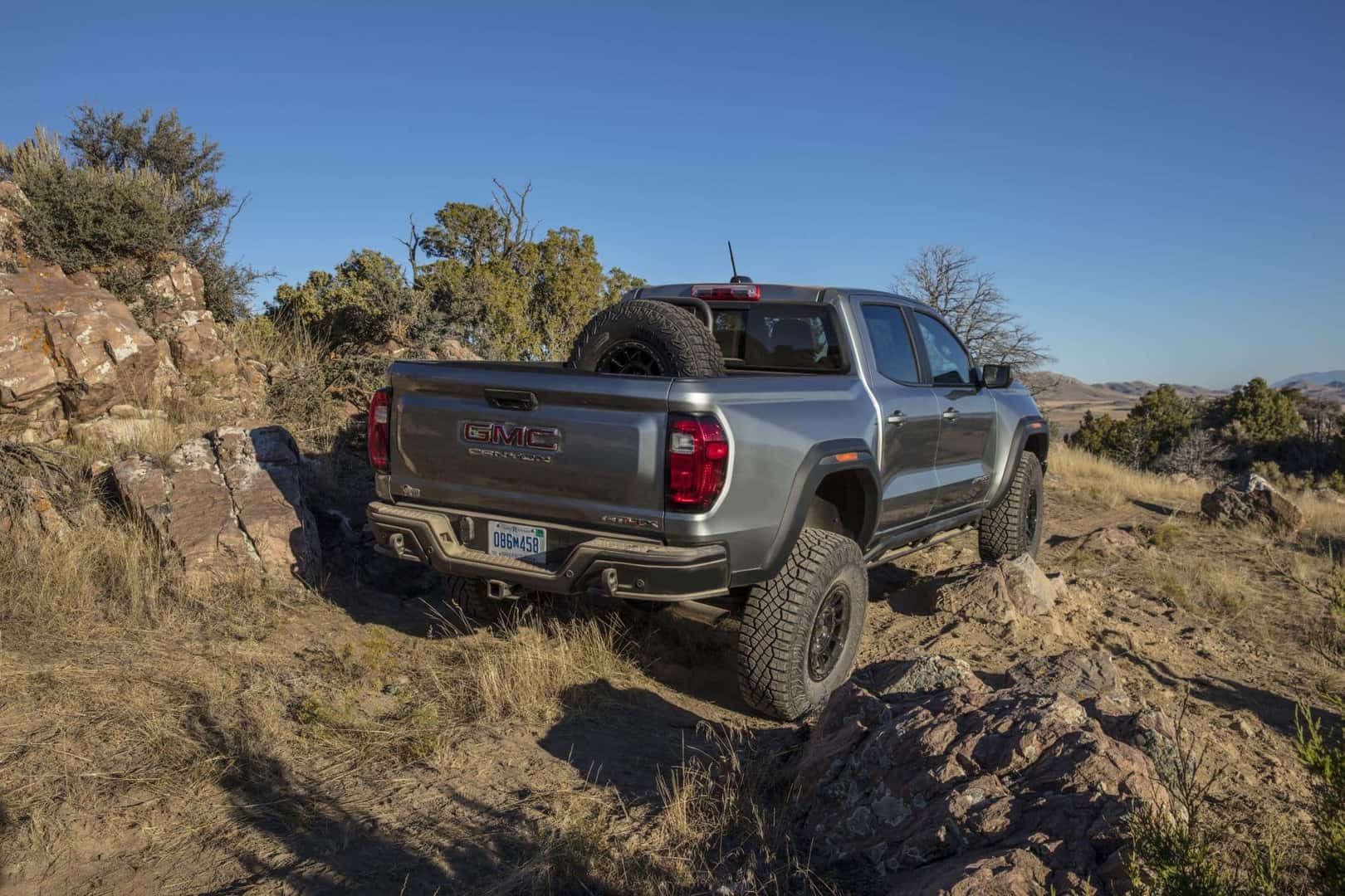 The Back Profile Of The 2024 GMC Canyon AT4X