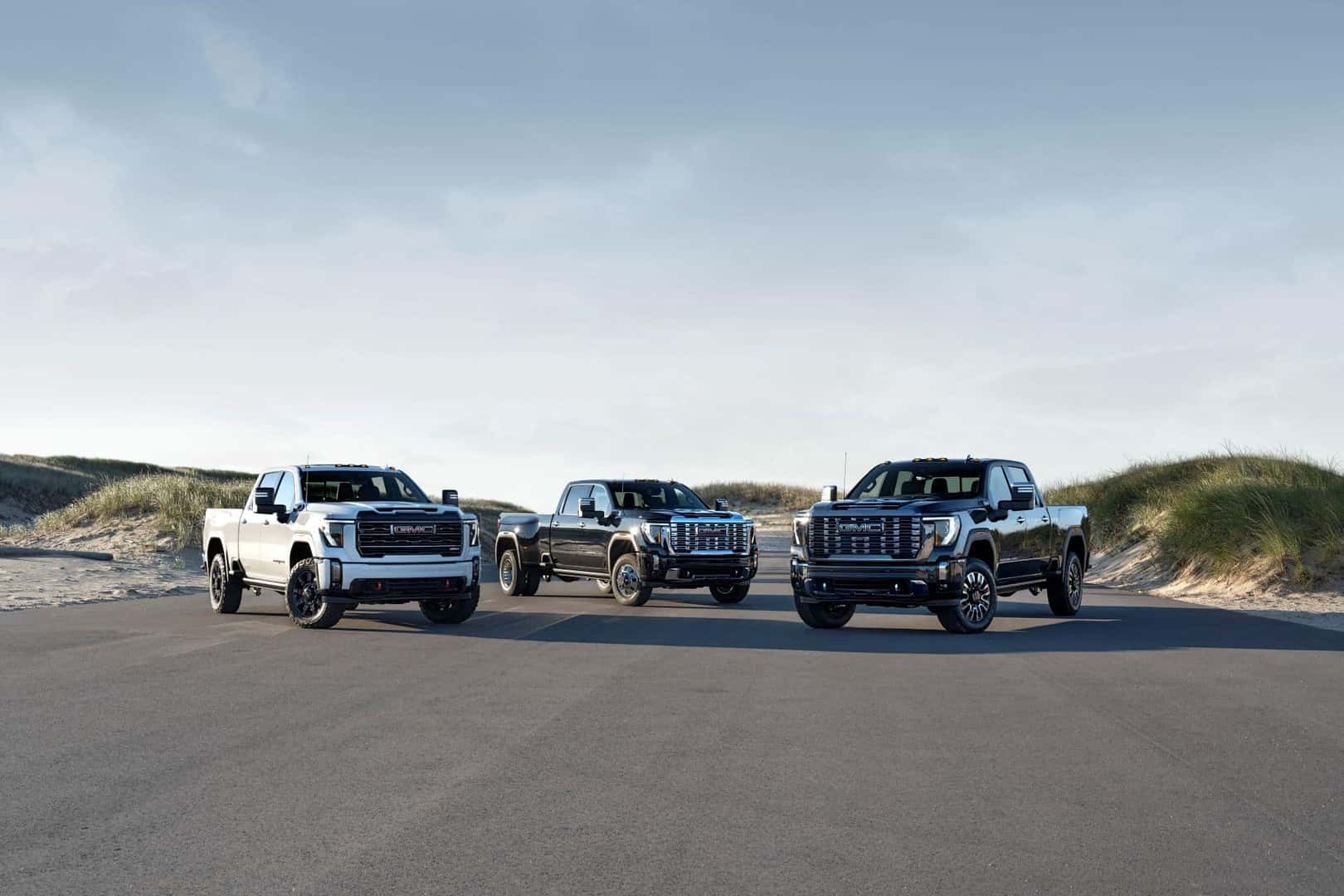 Three 2024 GMC Sierra, Epically Parked In The Sun