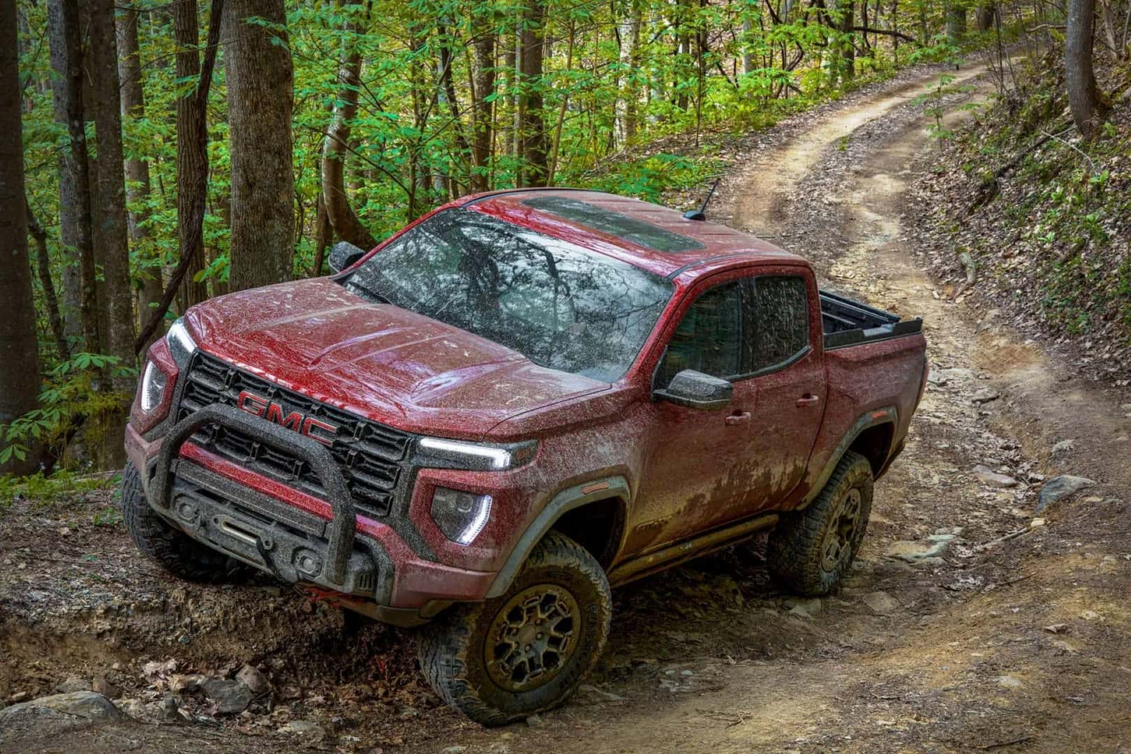 The Powerful And Strong 2023 GMC Canyon AT4X Driving Off-Road With Fury And Grace