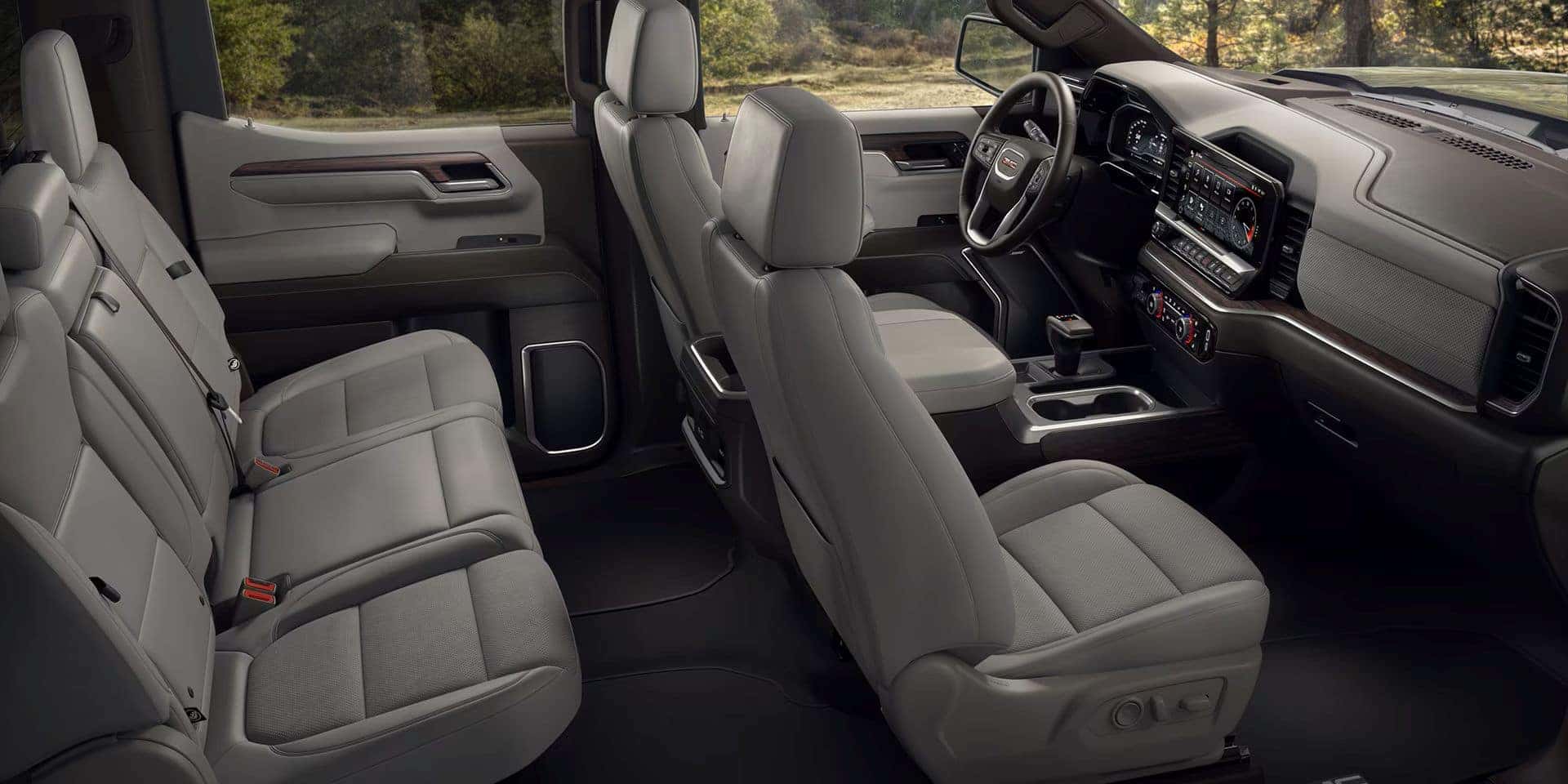 The Kid Friendly Passenger Seats Of The GMC Sierra