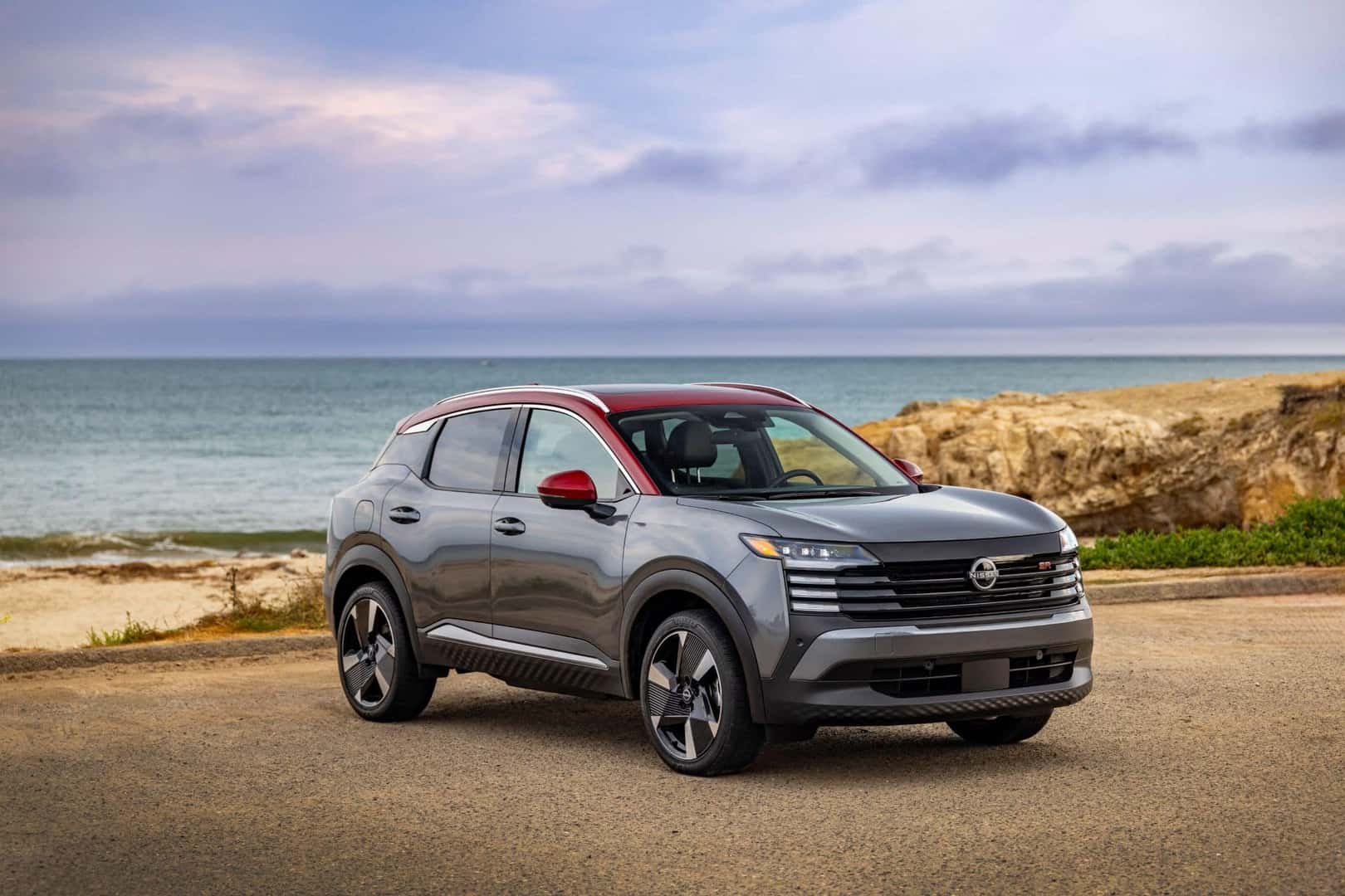 The Highly Awarded Nissan Kicks Parked Near The Beach