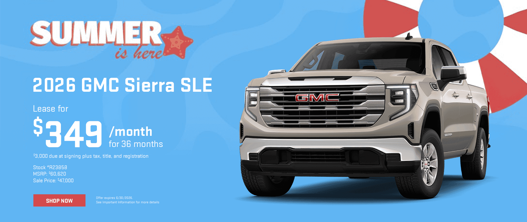 2026 GMC Sierra SLE