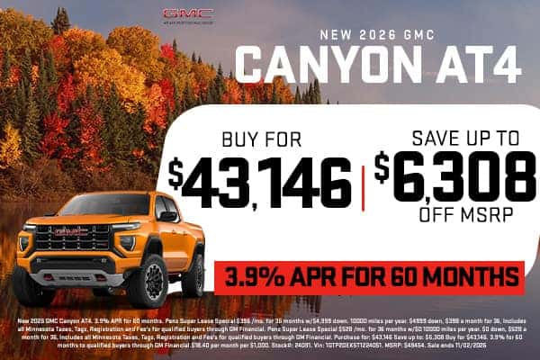 2026 GMC Canyon AT4  