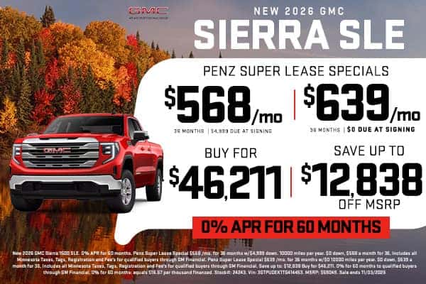 2026 GMC Sierra 1500 SLE