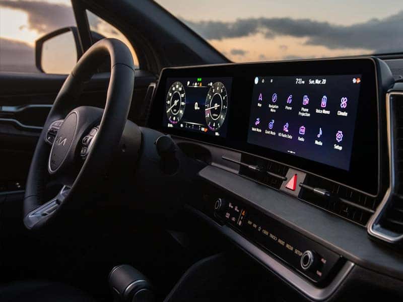 New 2025 Kia Sportage Compact Crossover SUV Interior Comfort Features and Technology