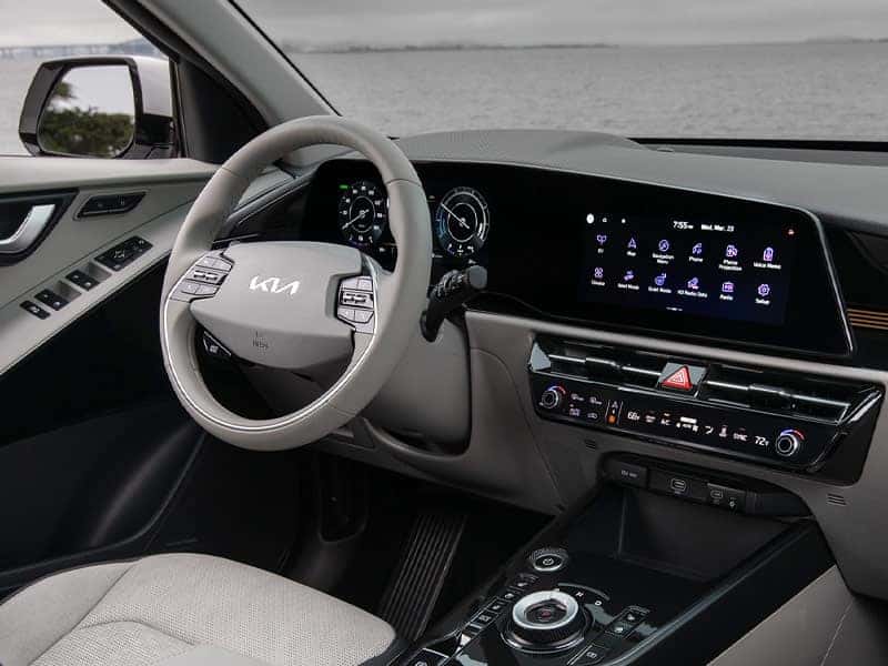 New 2025 Kia Niro EV Compact Crossover Electric SUV Interior Comfort Features and Technology