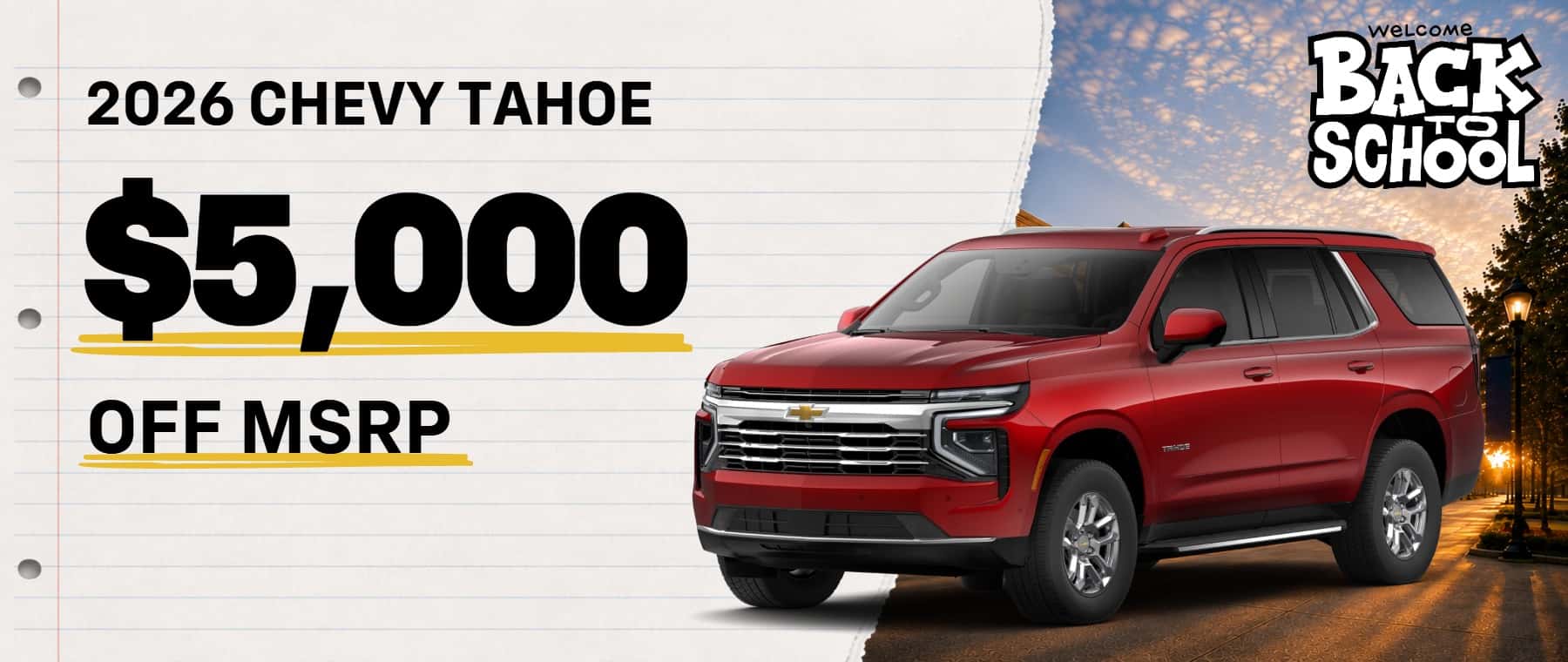 2026 CHEVY TAHOE