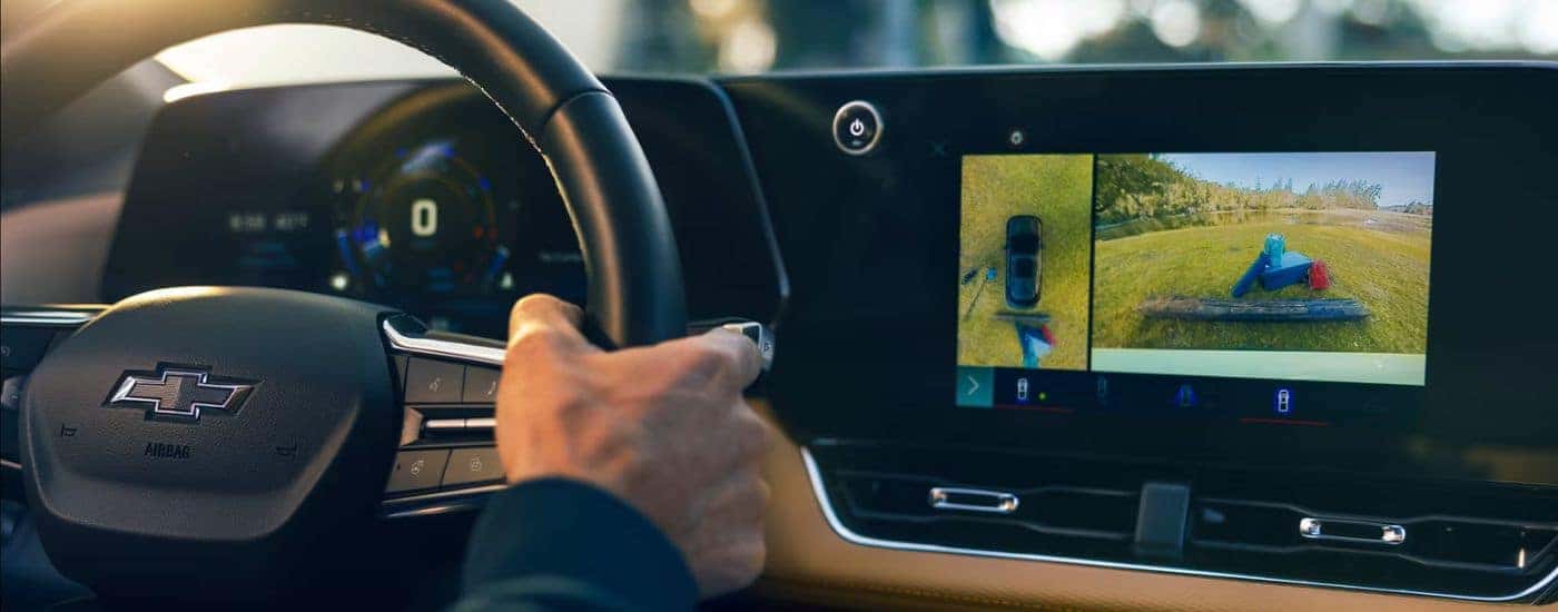 Close up of the dashboard and camera system on a 2026 Chevy Equinox.