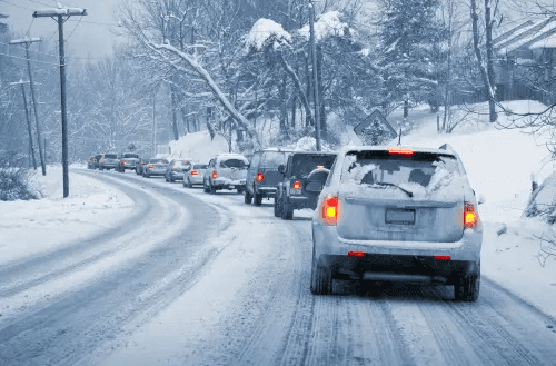 cars in winter