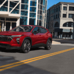 Red 2024 Chevy Trax