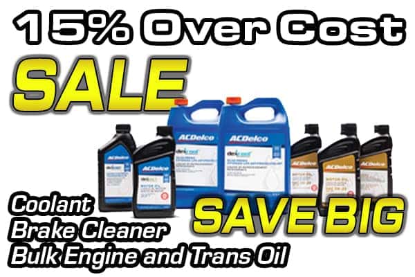 AC Delco Essentials at 15% Over Cost