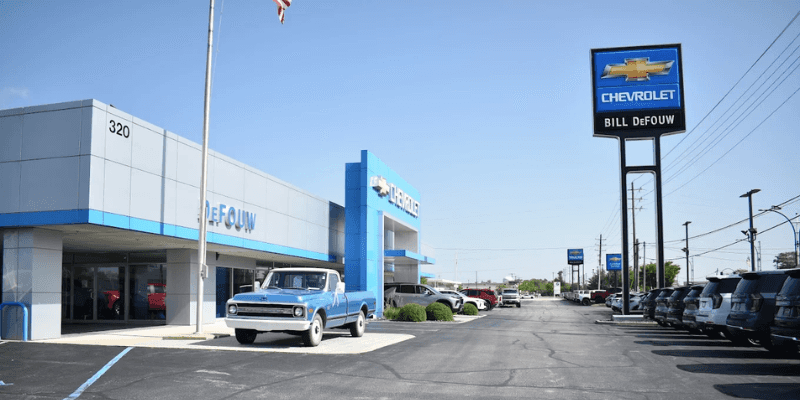 Chevrolet vehicles at DeFOUW Chevrolet in Lafayette Indiana