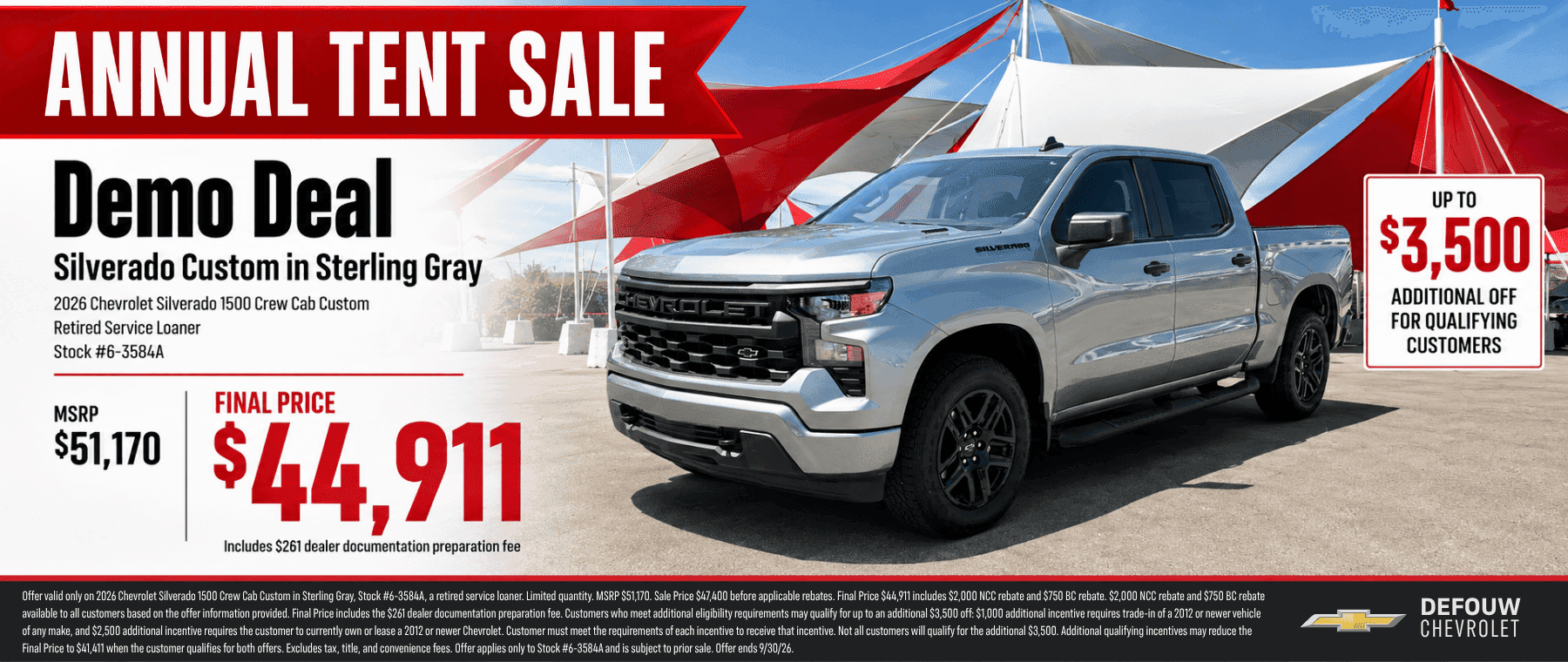 Silverado Demo Deal