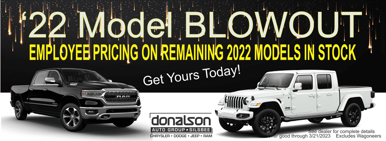 2022 MODEL BLOWOUT SALE