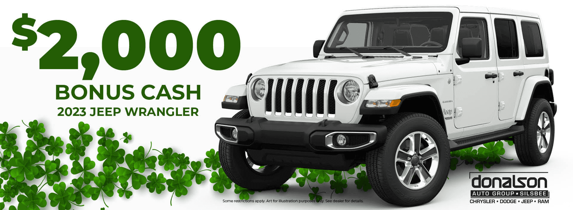 jeep wrangler bonus cash sale