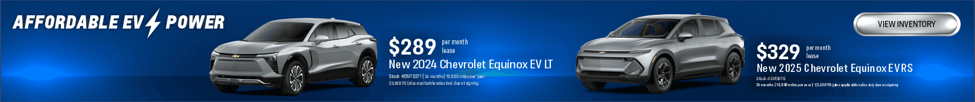 Low April EV Leases at Ferman Chevrolet on North Dale Mabry