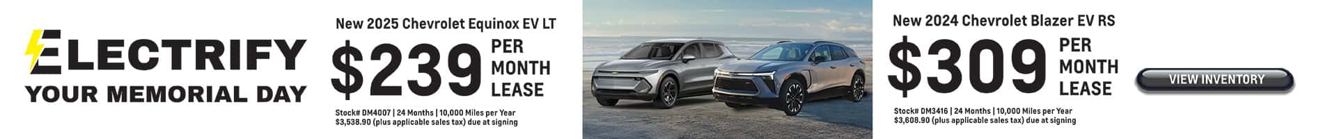 May EV Leases at Ferman Chevrolet on North Dale Mabry