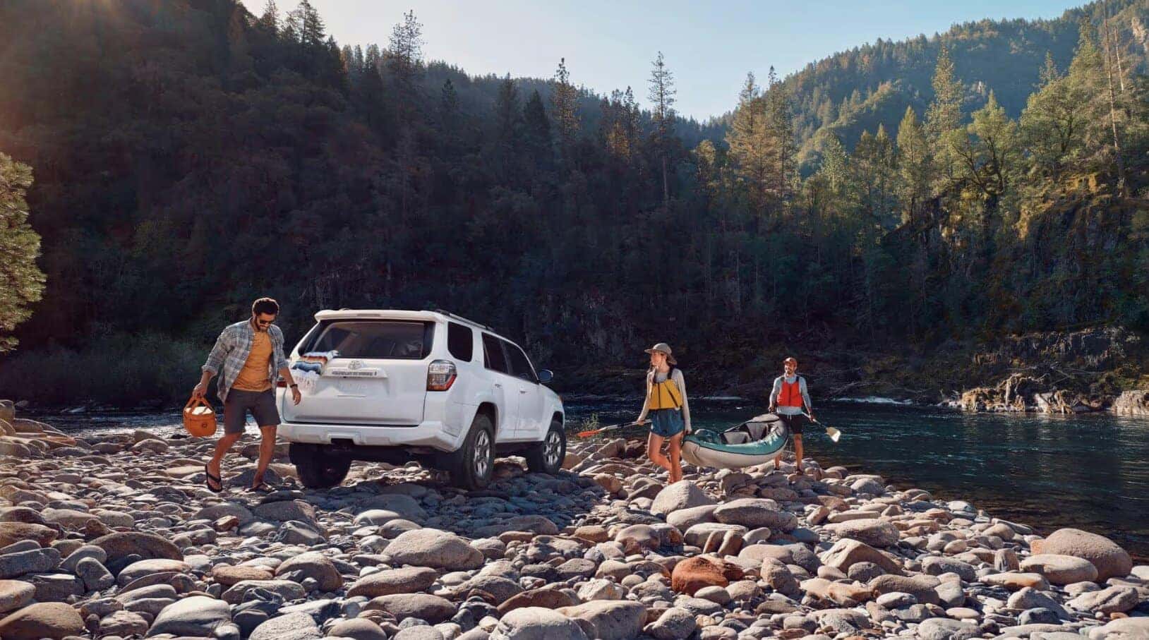 2024 Toyota RAV4 white back view