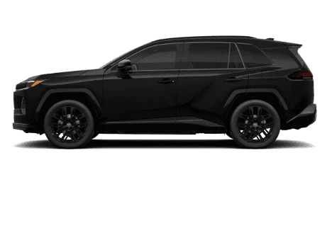 2026 Toyota RAV4 in black, side view
