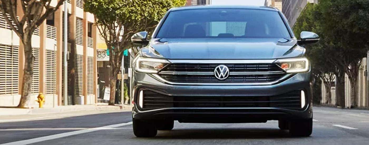 A gray 2023 Volkswagon Jetta from a dealer near Elgin