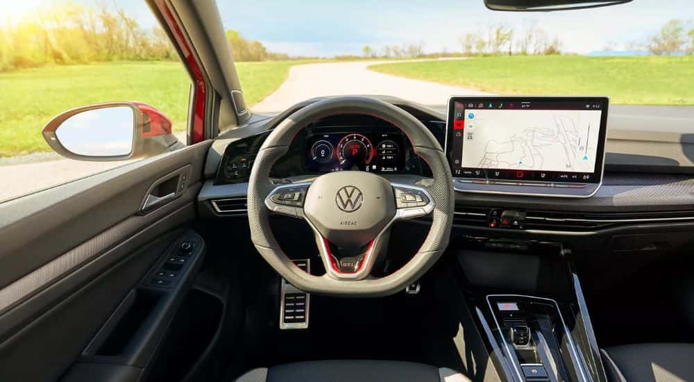 2026 Volkswagen Golf GTI interior front dashboard