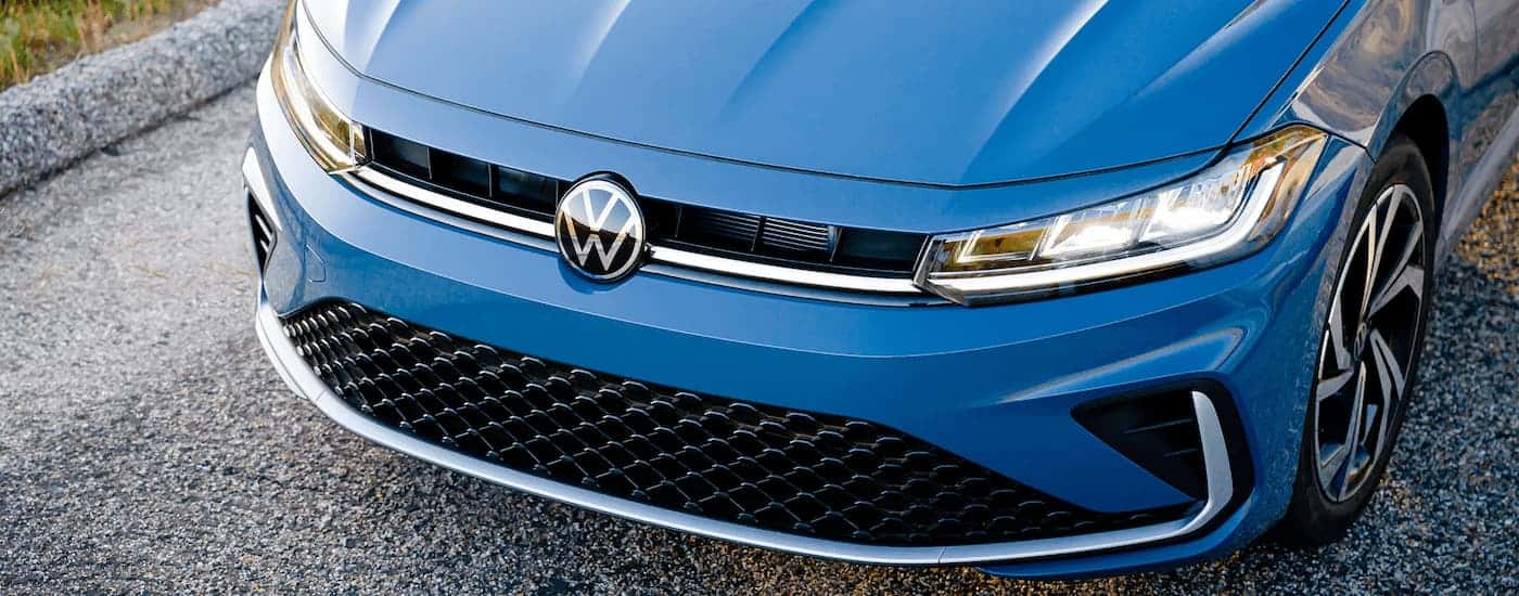 Blue 2026 Volkswagen Jetta grille
