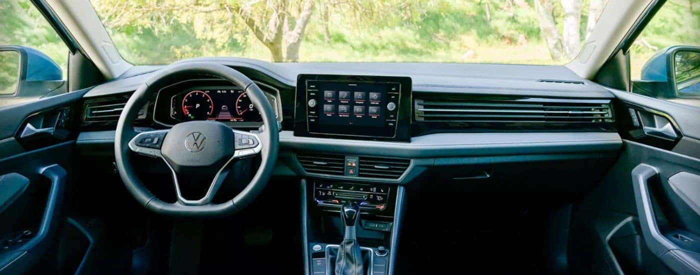 Interior view of a 2026 Volkswagen Jetta.