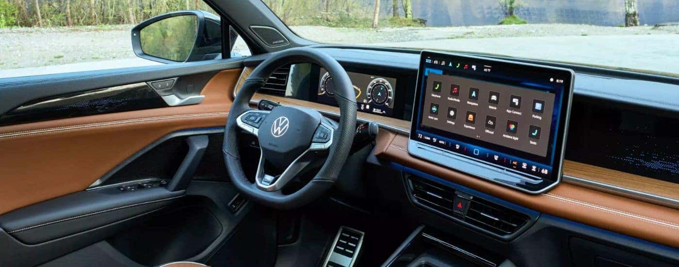 Interior view of a 2026 Volkswagen Tiguan.