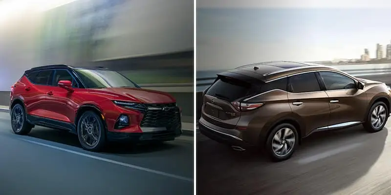 2022 Chevrolet Blazer vs 2022 Nissan Murano - Sunrise Chevrolet